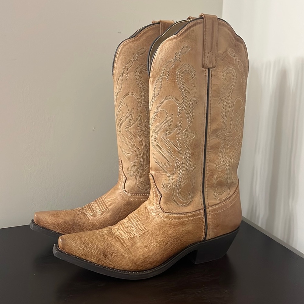 Drysdale Women’s Western Boot in Light Tan